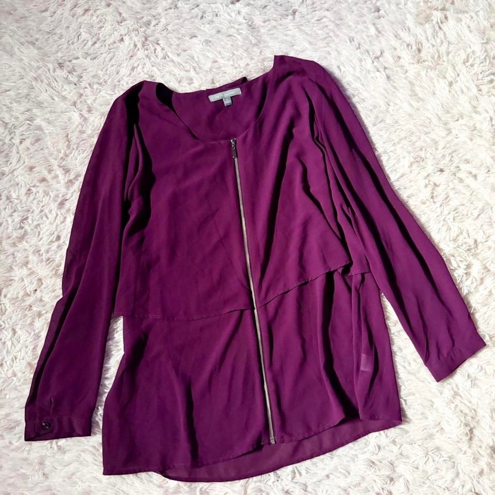 Flowy Professional Streetwear Tiered Vampy Office Top Womens L Academia Whimsy